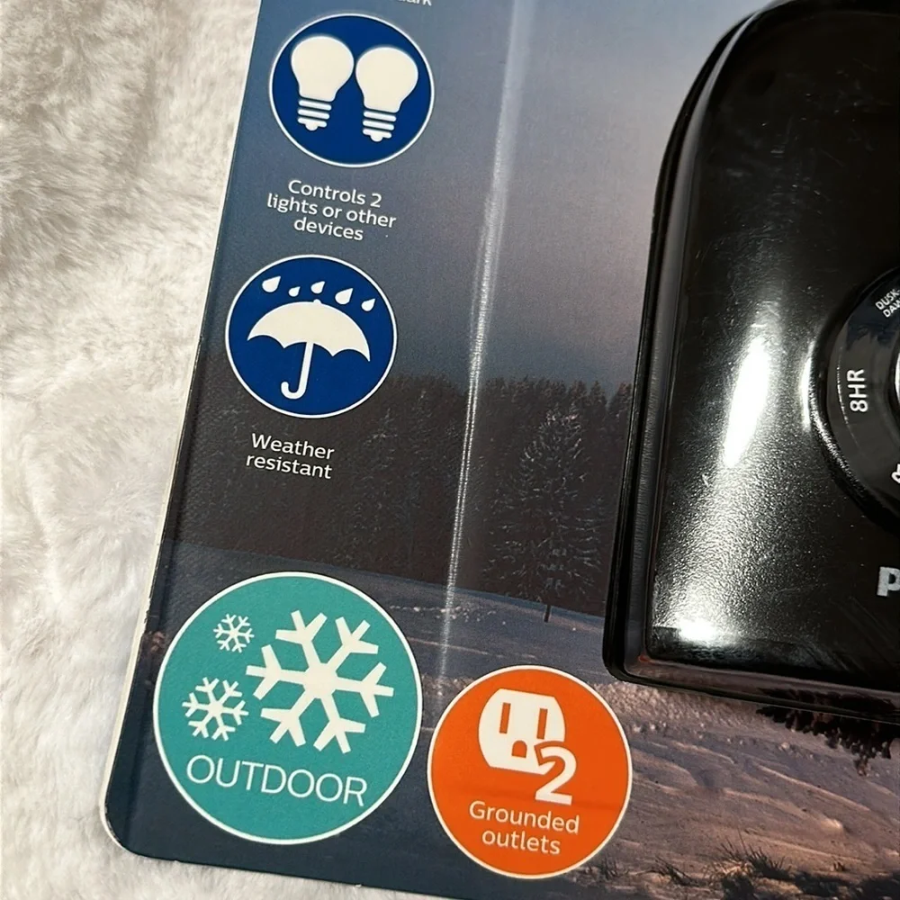 NEW Philips Light Sensing Countdown Outdoor Timer